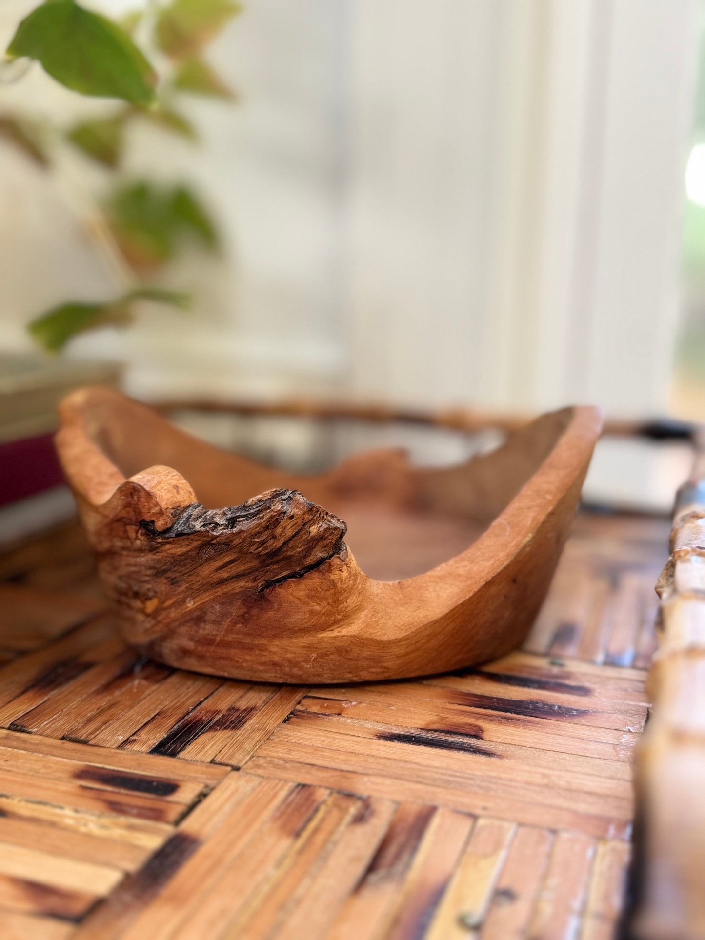 Burlwood Wine Bottle Coaster