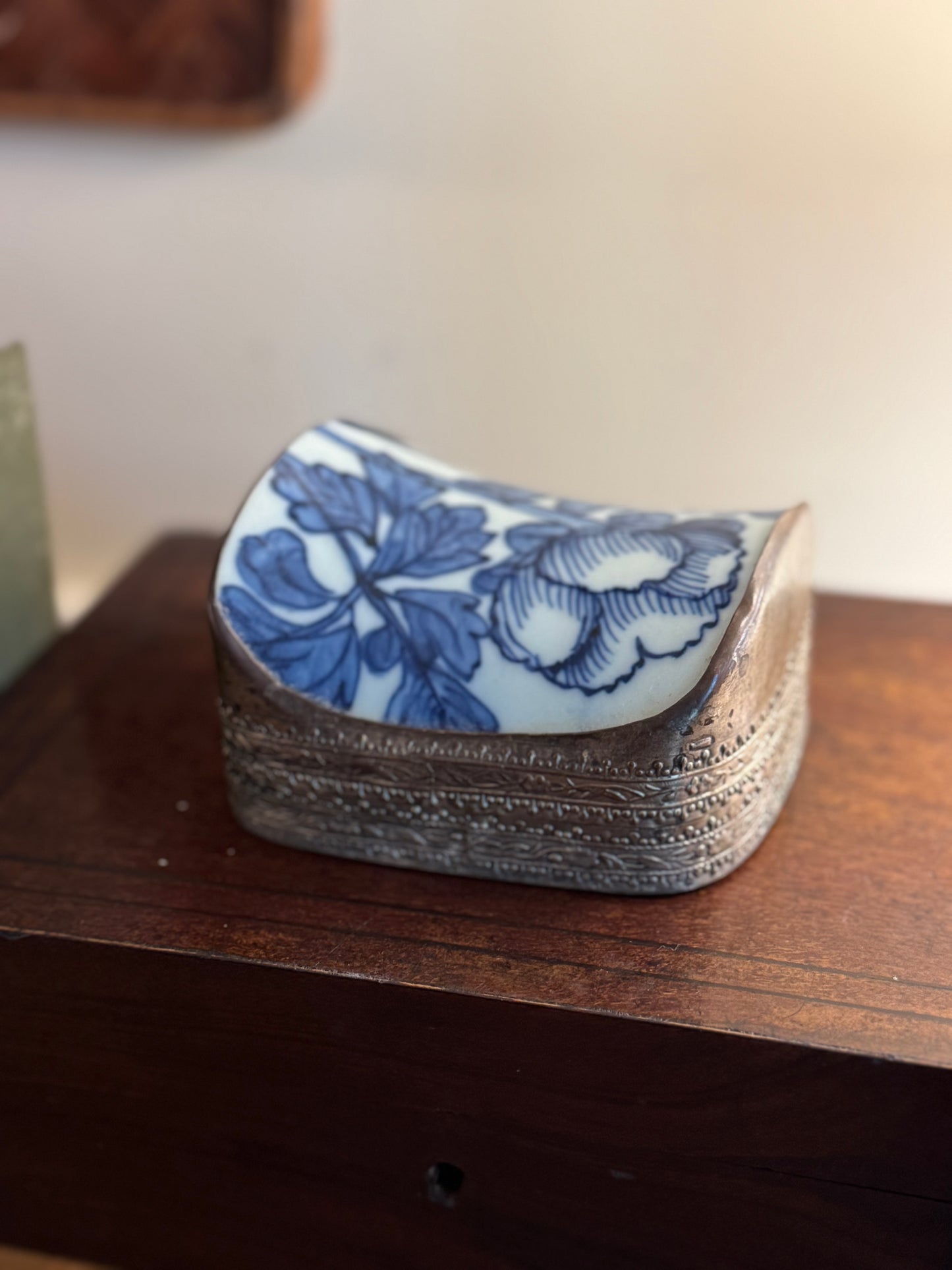 Blue and White Shard Box