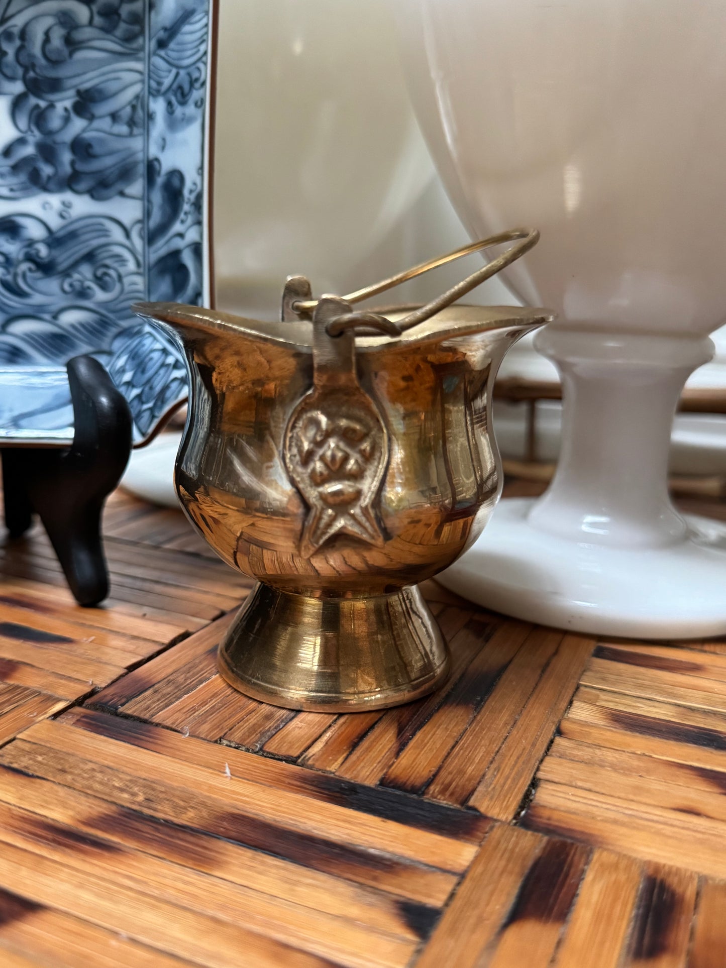 Mini Brass Scuttle
