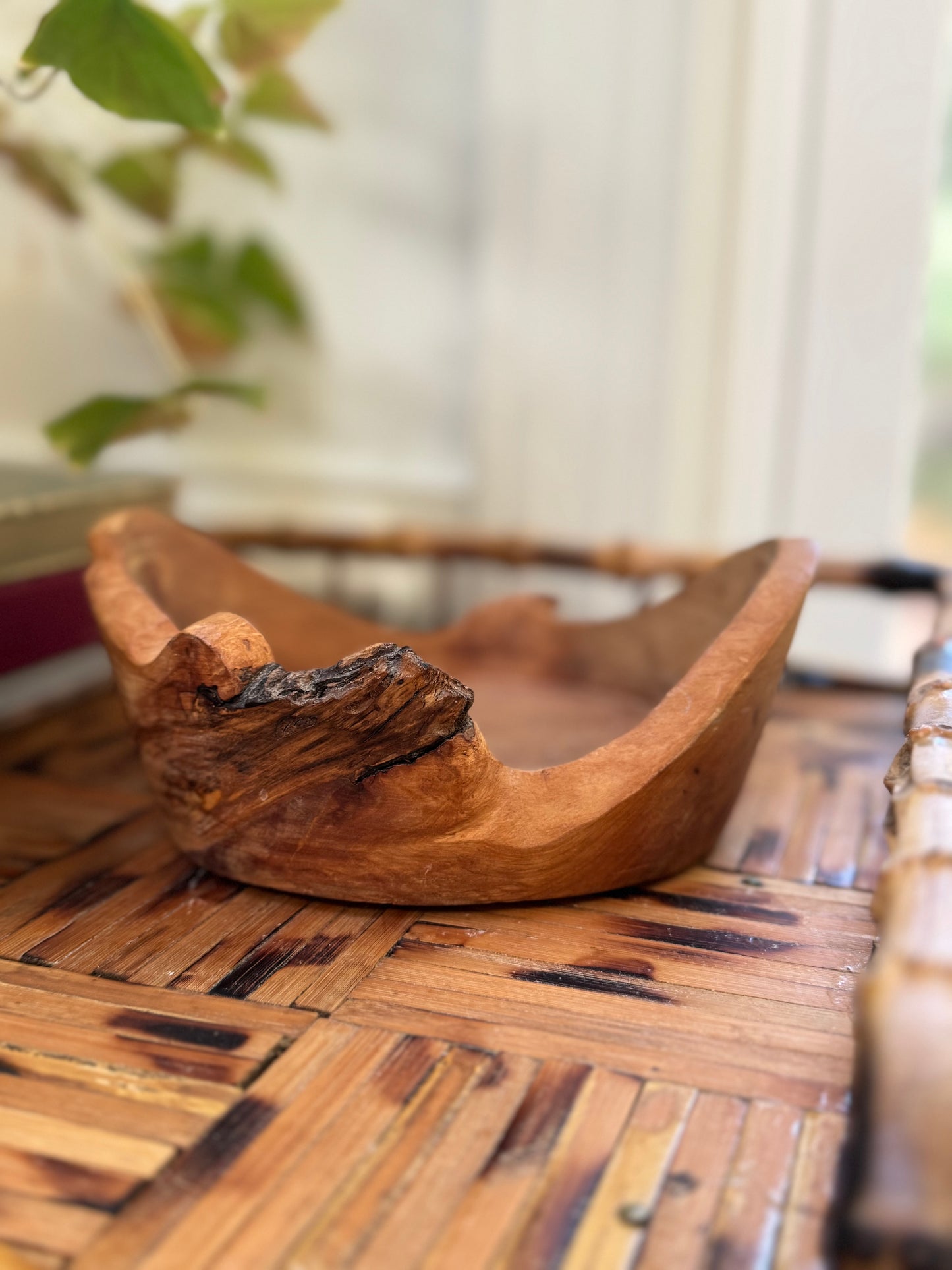 Burlwood Wine Bottle Coaster