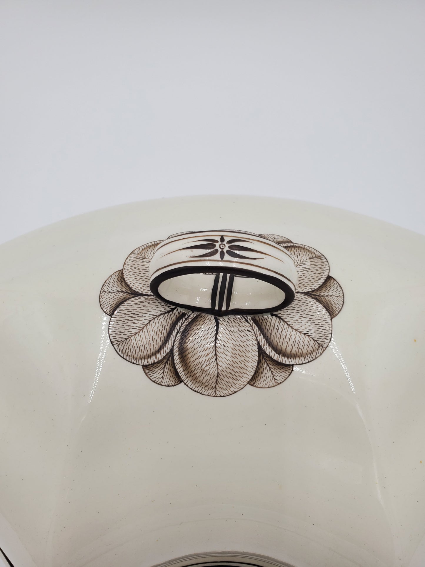 Antique Wedgwood Creamware Lidded Dish
