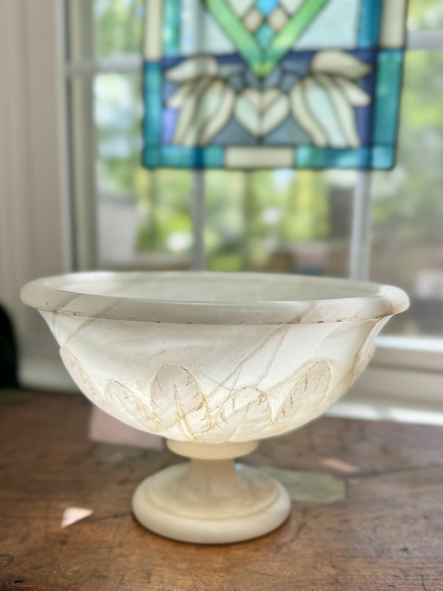 Alabaster Compote