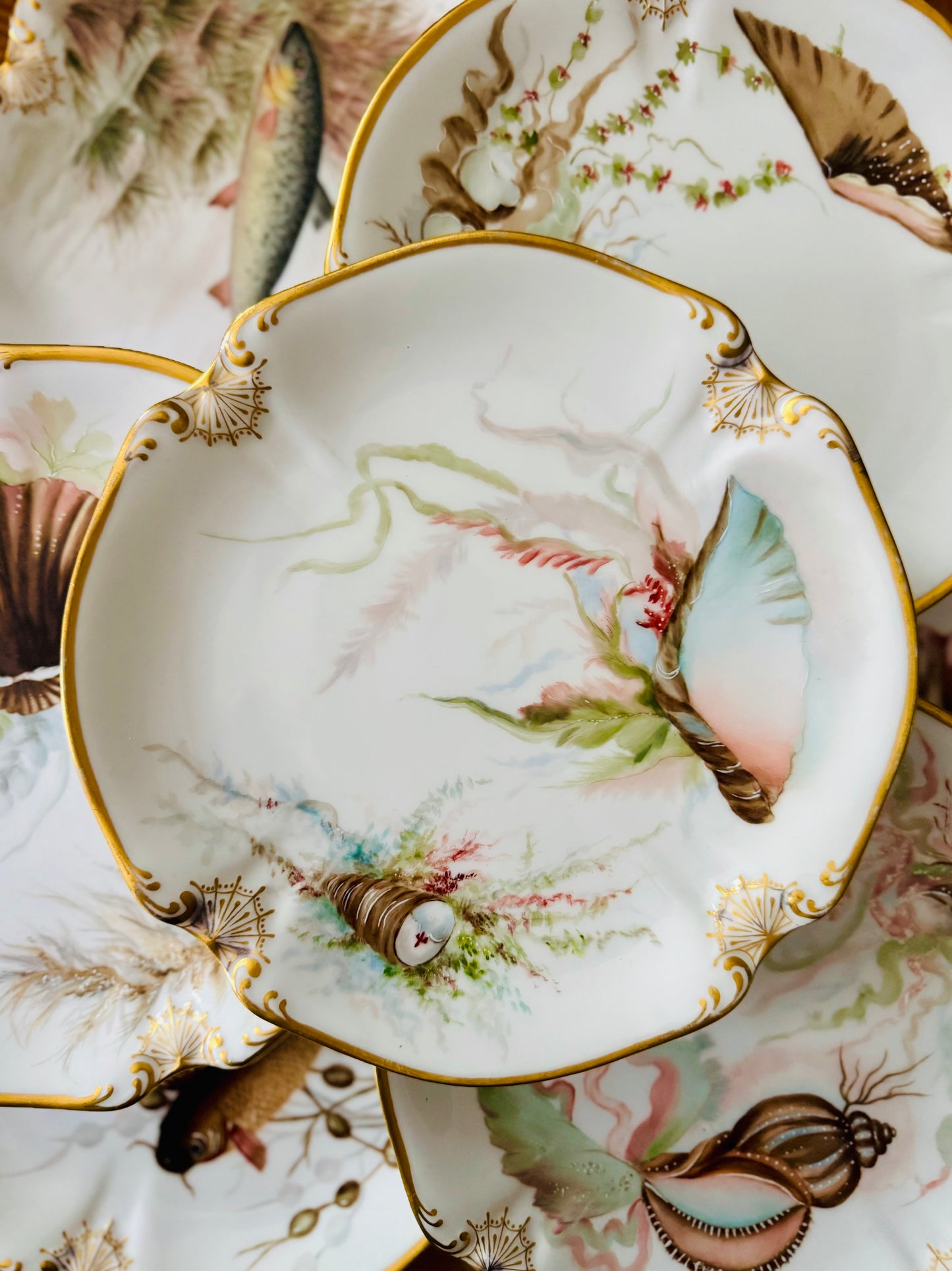 Limoges Plates, Set of 8