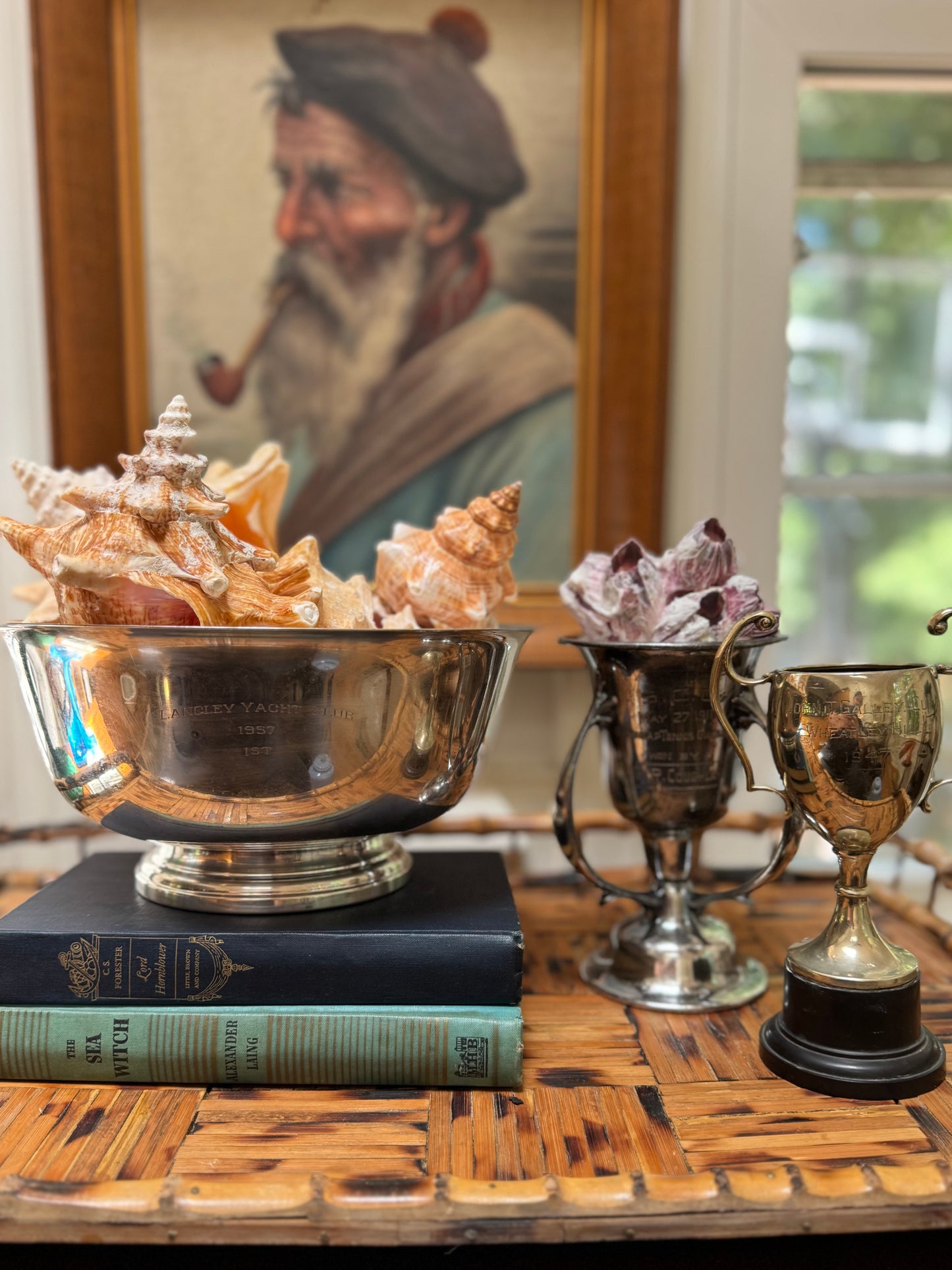 1911 Engraved Tennis Trophy Loving Cup
