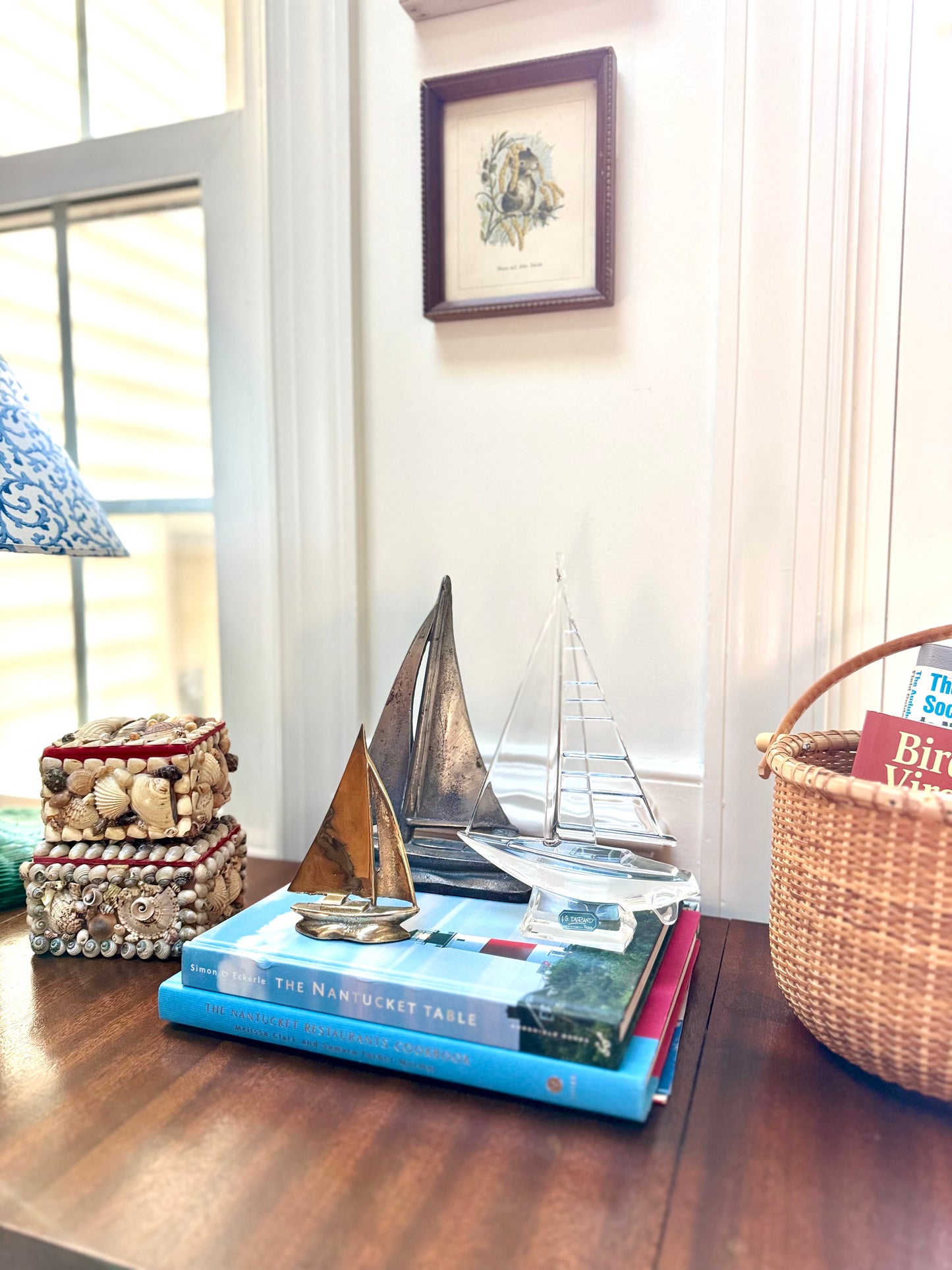 Mini Brass Sailboat Figurine