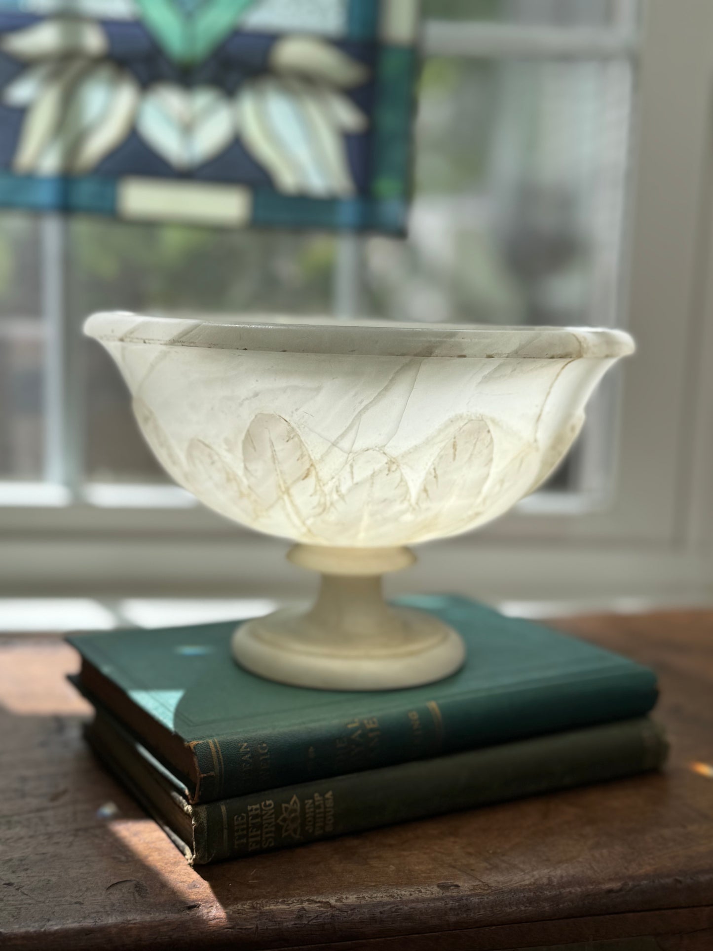 Alabaster Compote