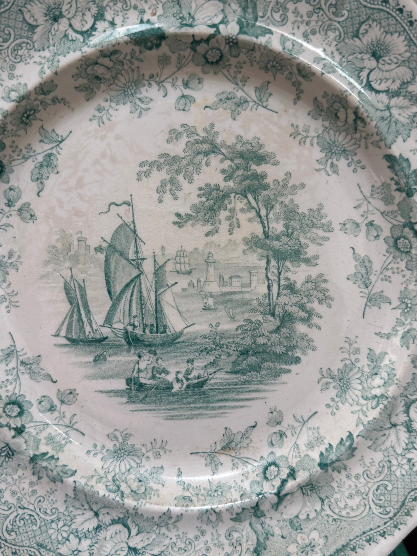 Antique Davenport Coastal Transferware