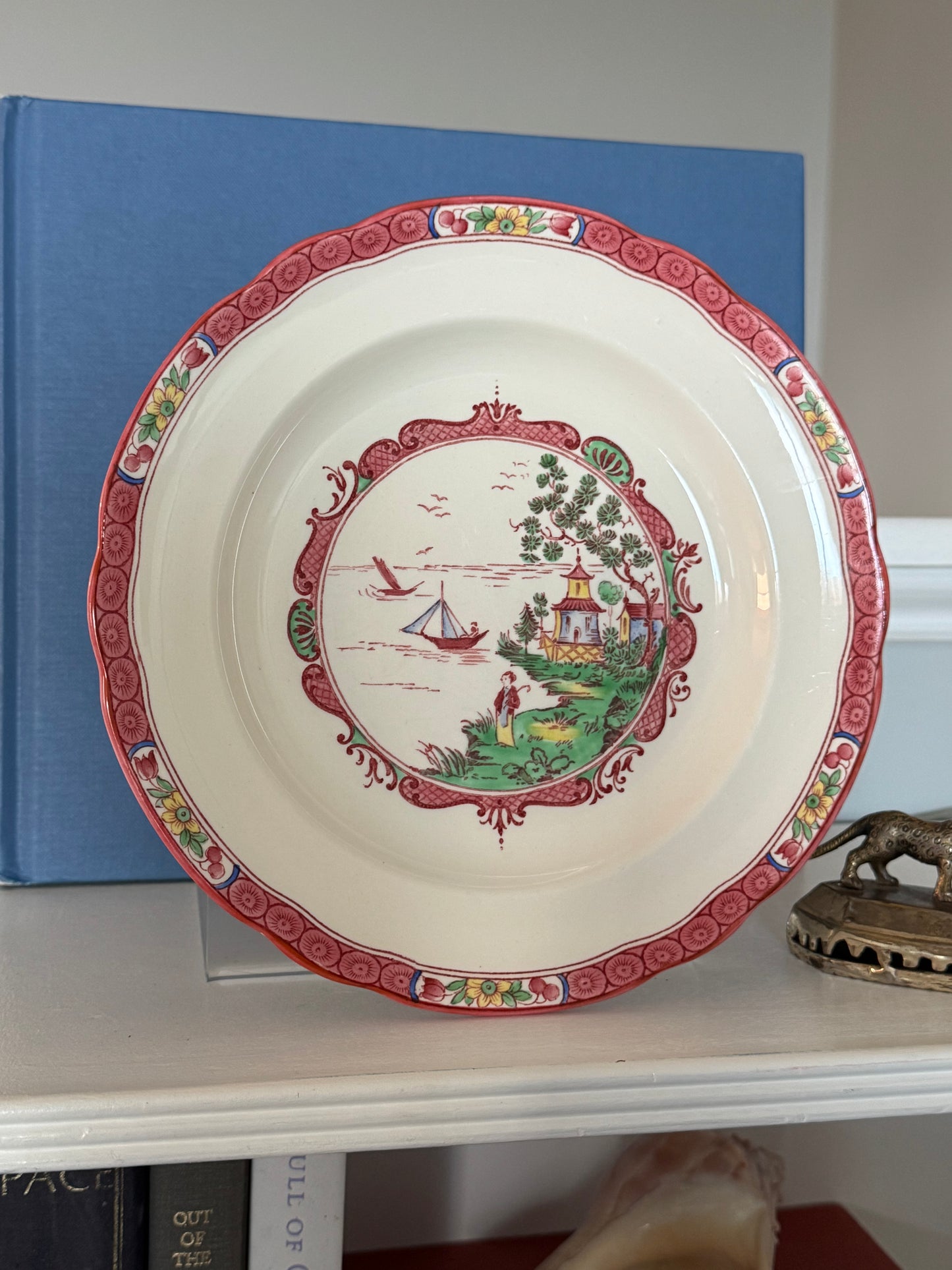 Decorative Plate With Coastal Scene
