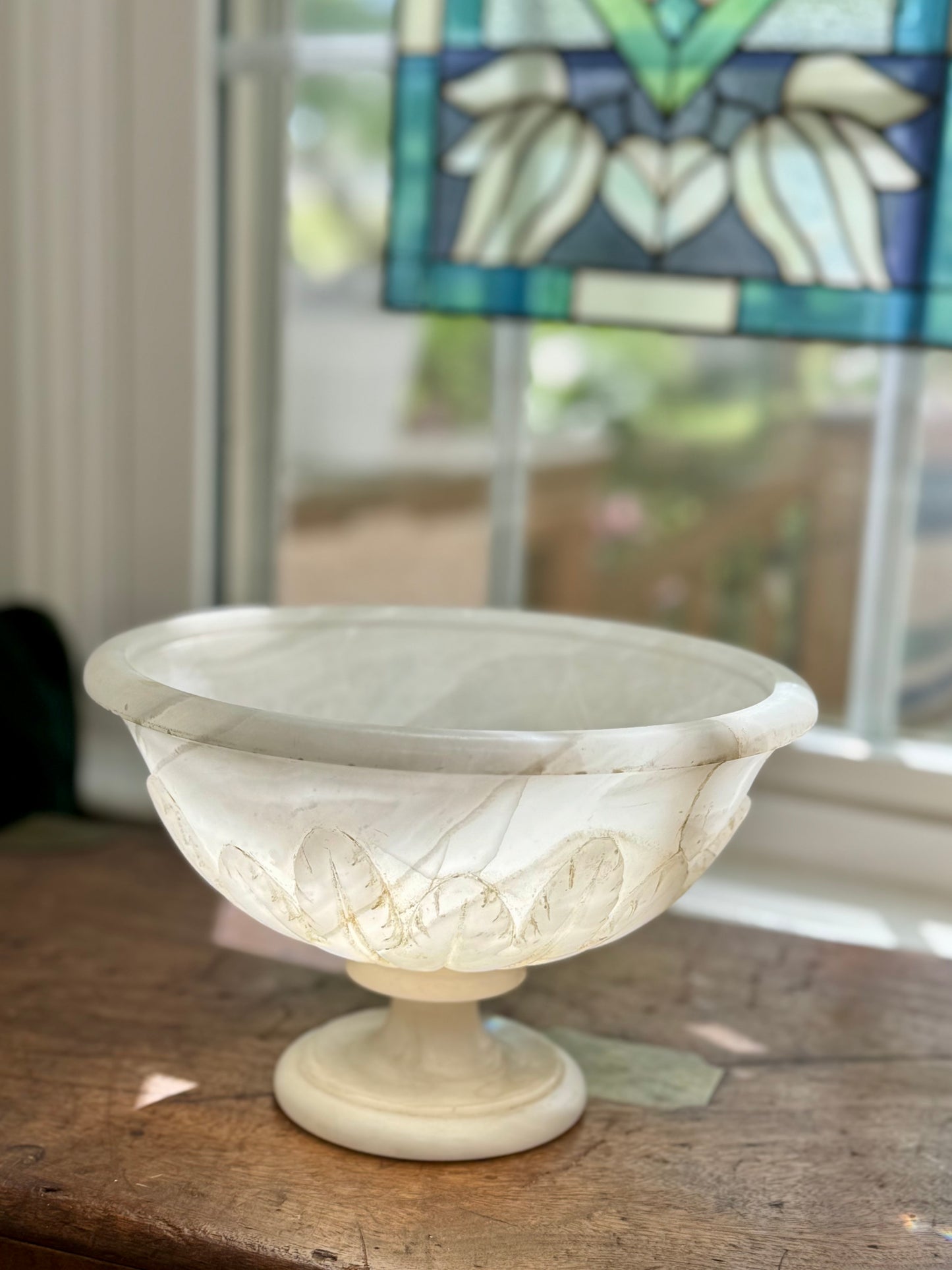 Alabaster Compote
