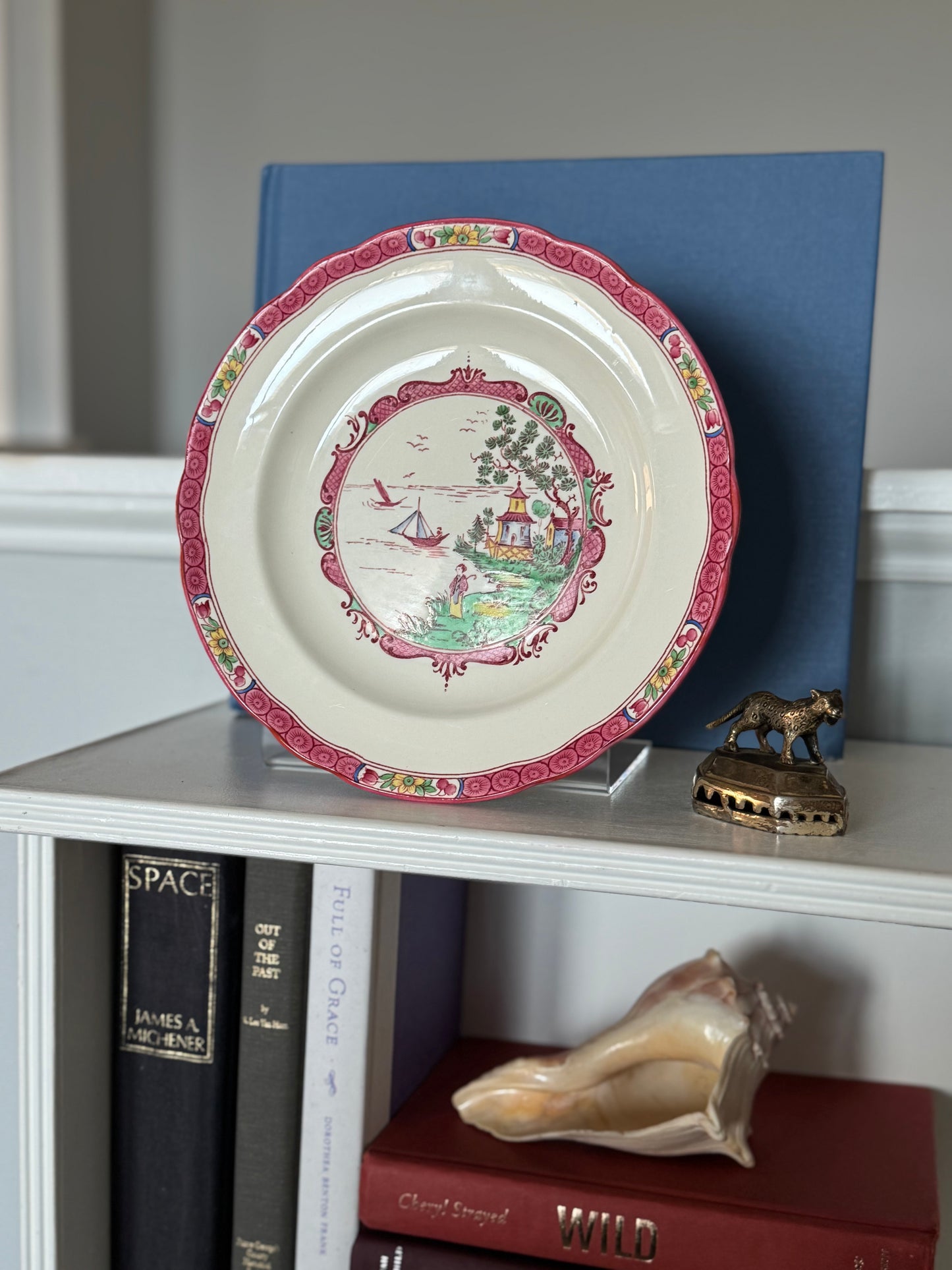 Decorative Plate With Coastal Scene
