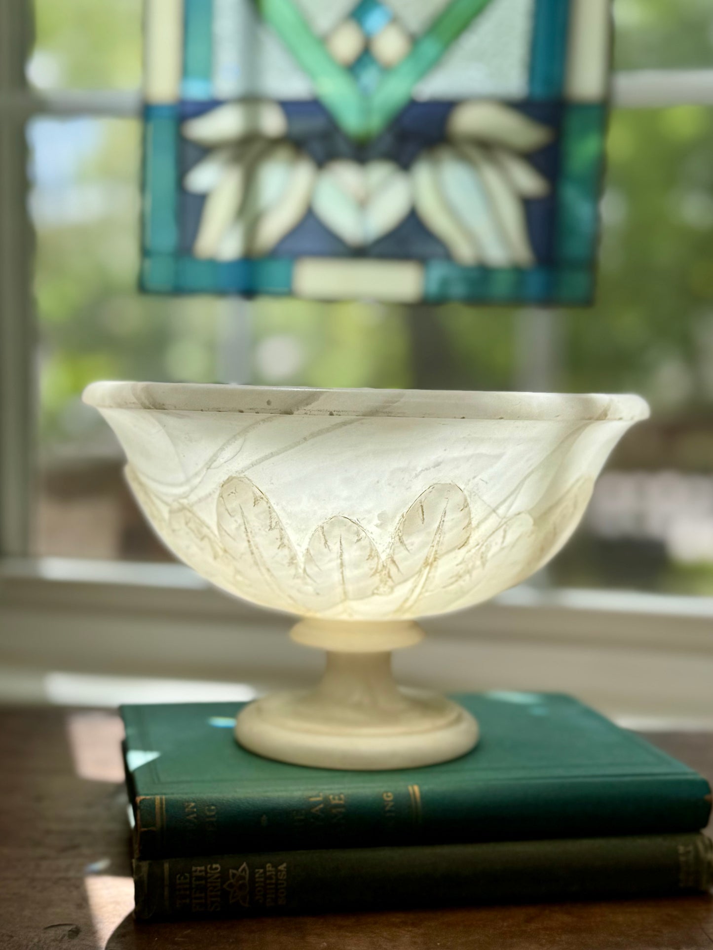 Alabaster Compote