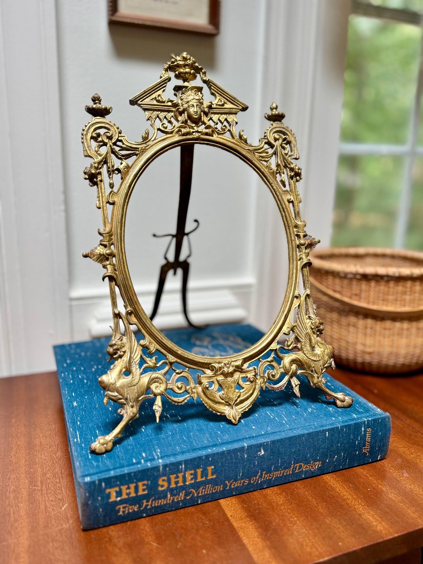 Antique Brass Picture Frame
