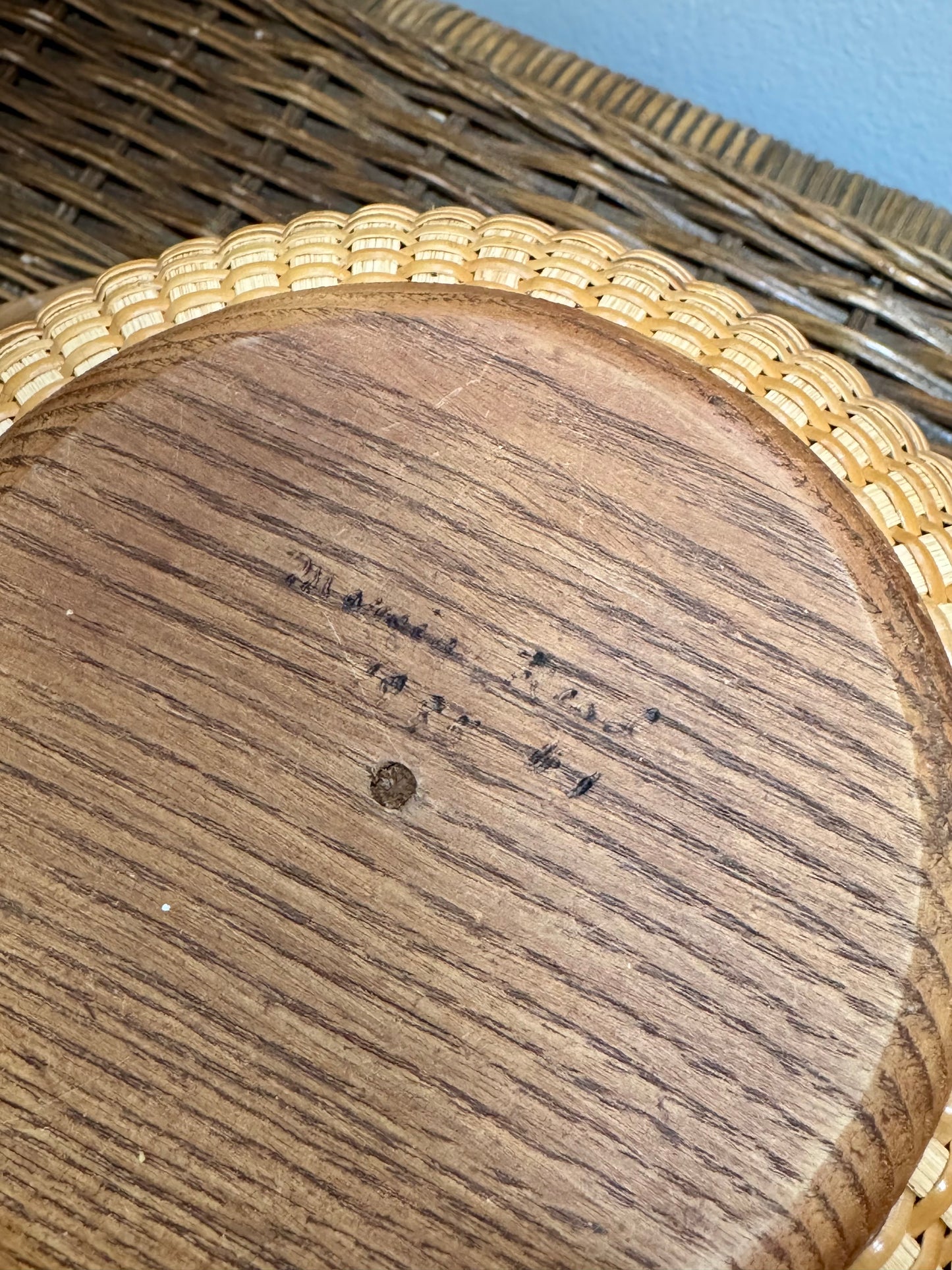Nantucket Lightship Basket, Signed