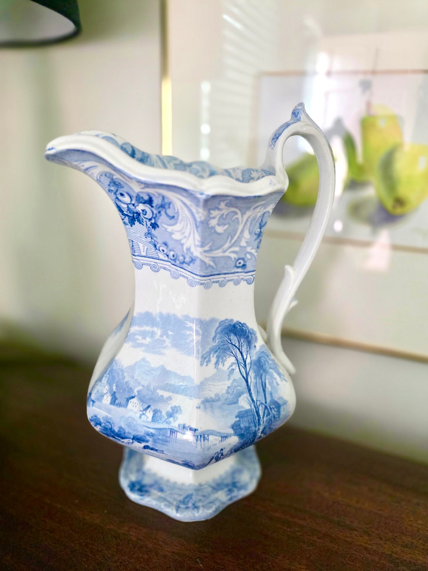 Antique Transferware Pitcher