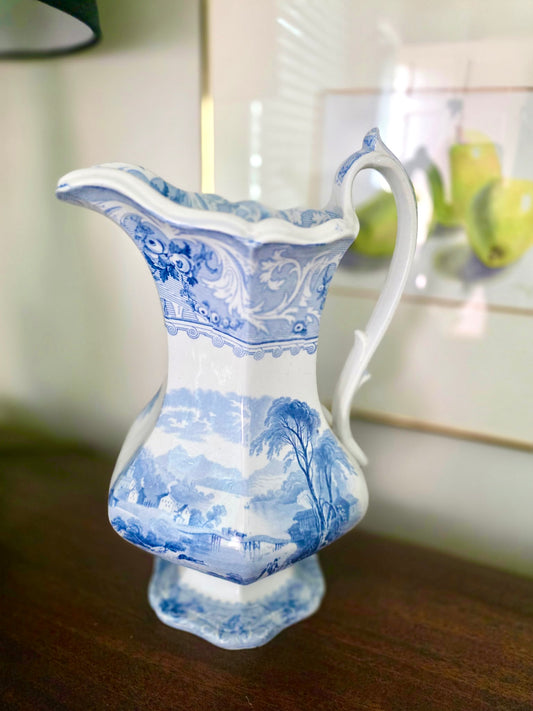 Antique Transferware Pitcher