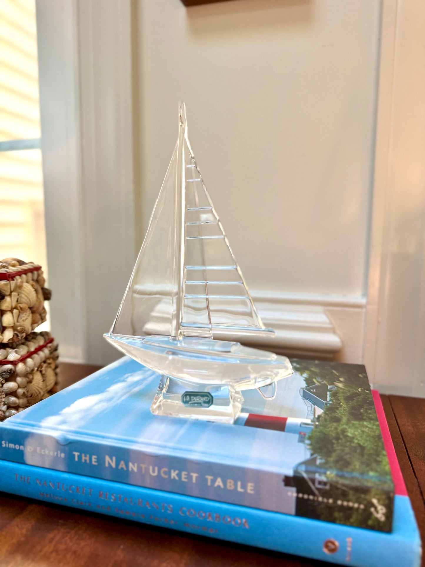 Crystal Sailboat Sculpture