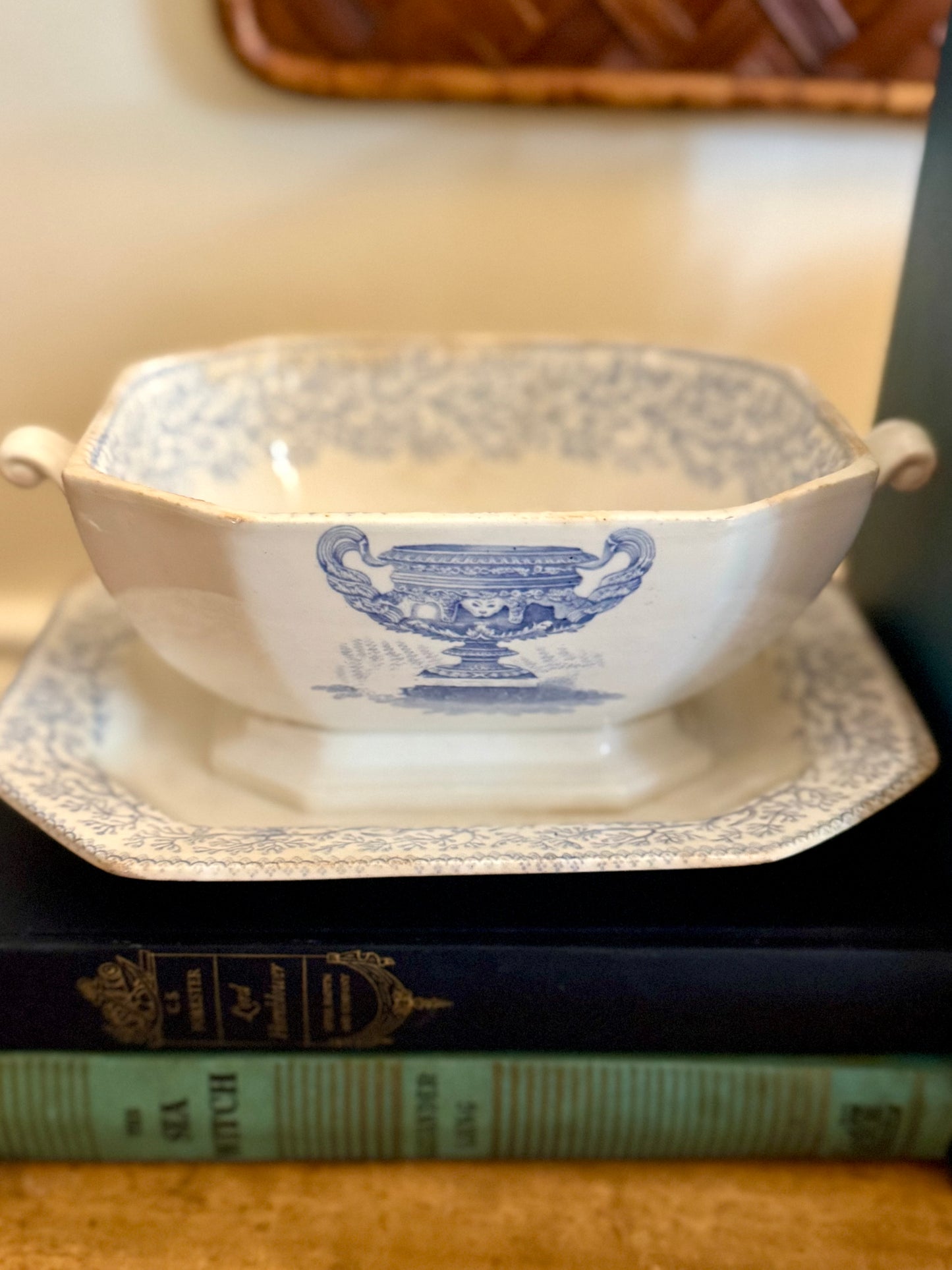Antique Transferware Tureen