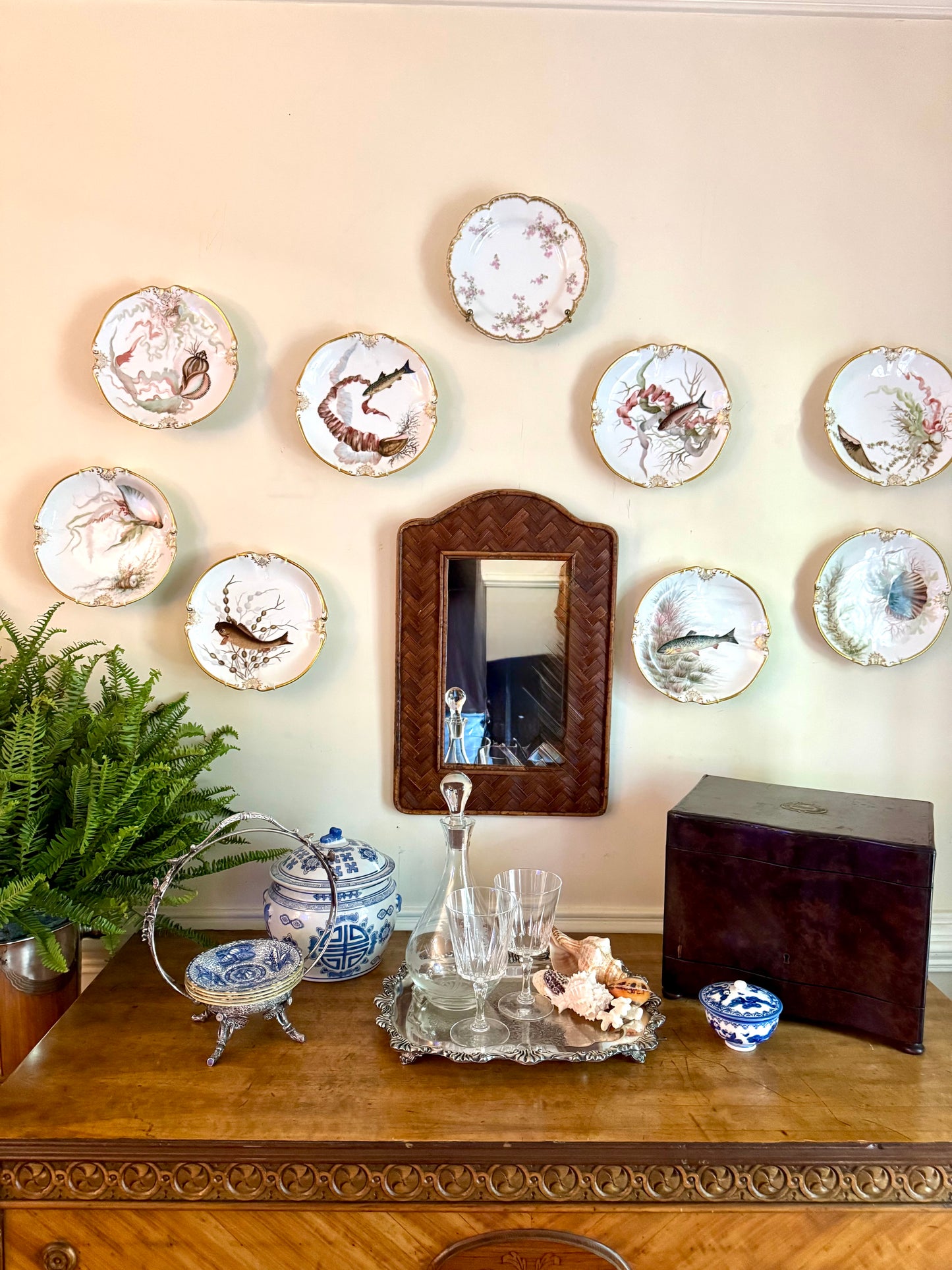 Limoges Plates, Set of 8