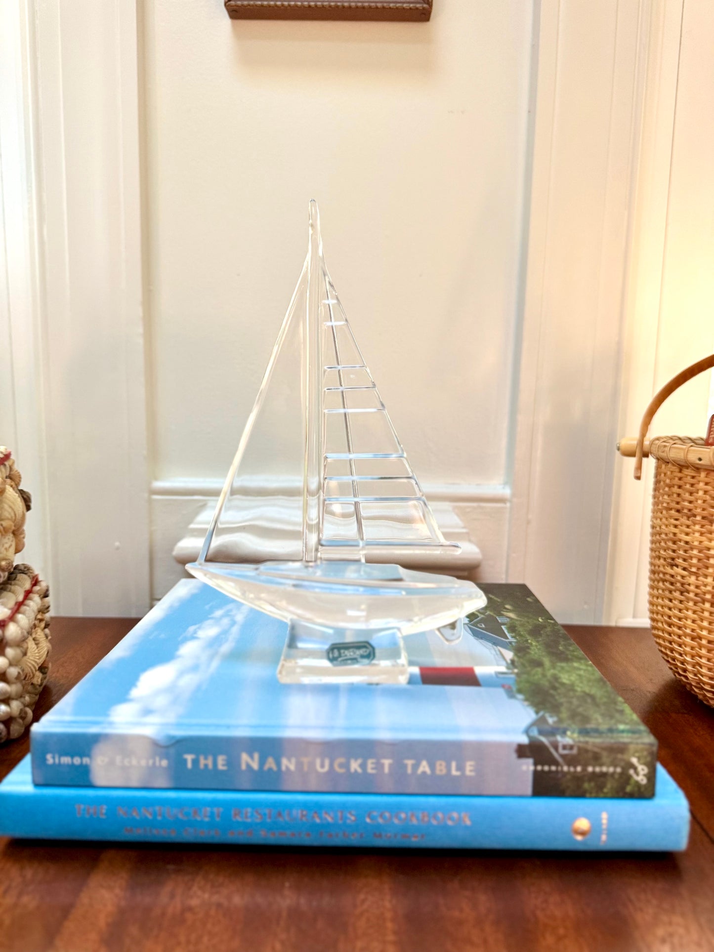 Crystal Sailboat Sculpture