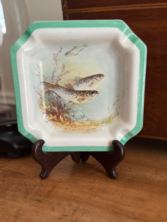 Vintage Fish Plate/Ashtray, Copeland Spode