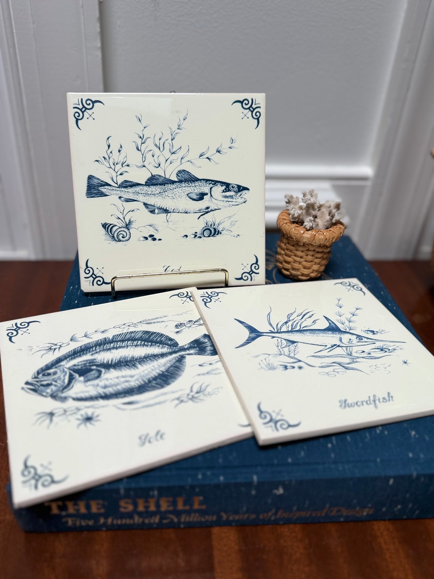 Set of 3 Coastal Tiles