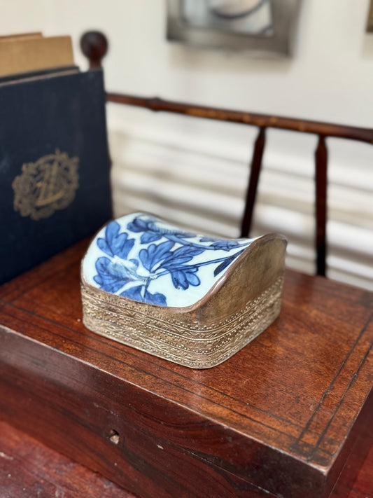 Blue and White Shard Box