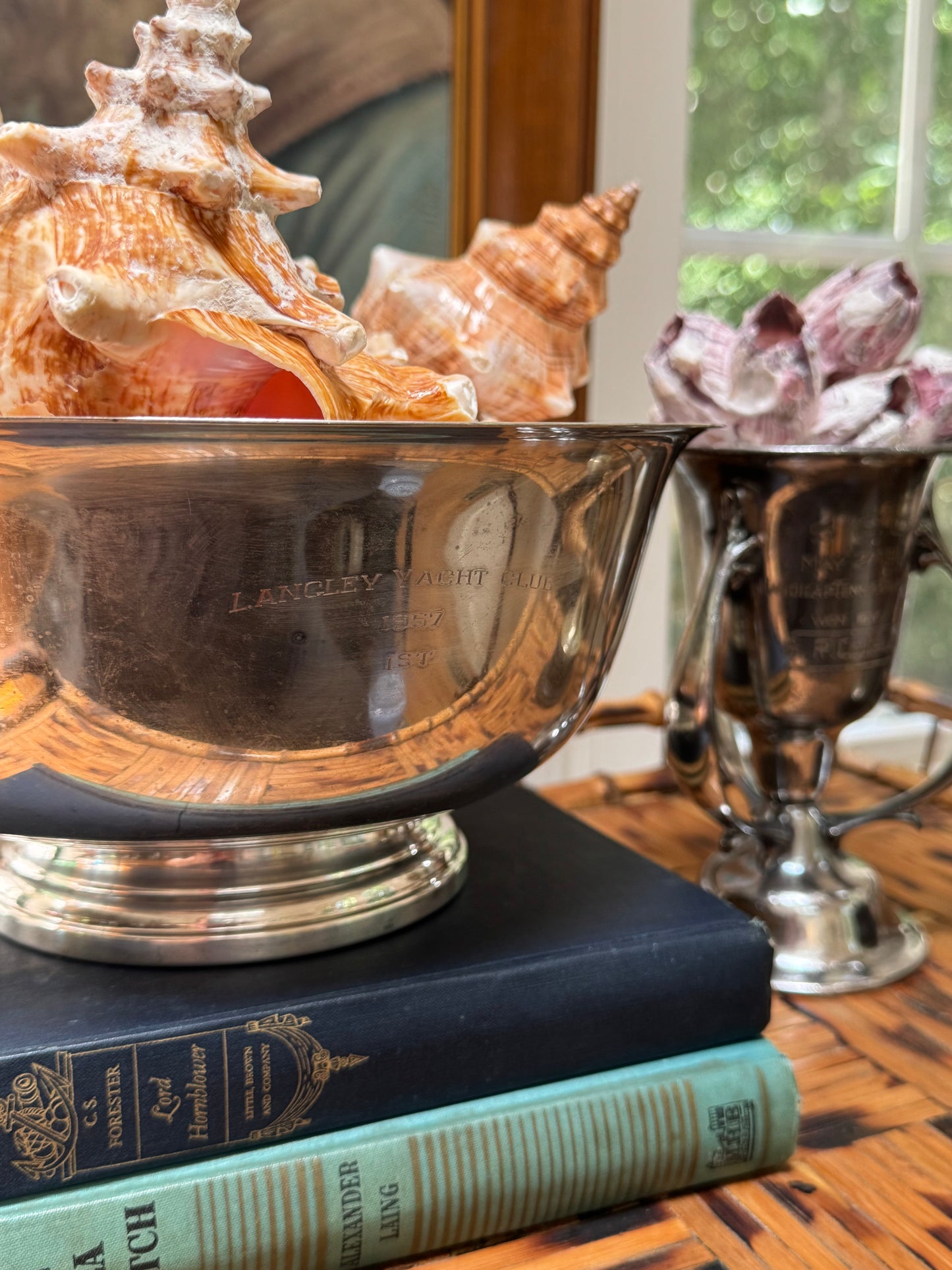 1951 Langley Yacht Club Engraved Trophy Bowl