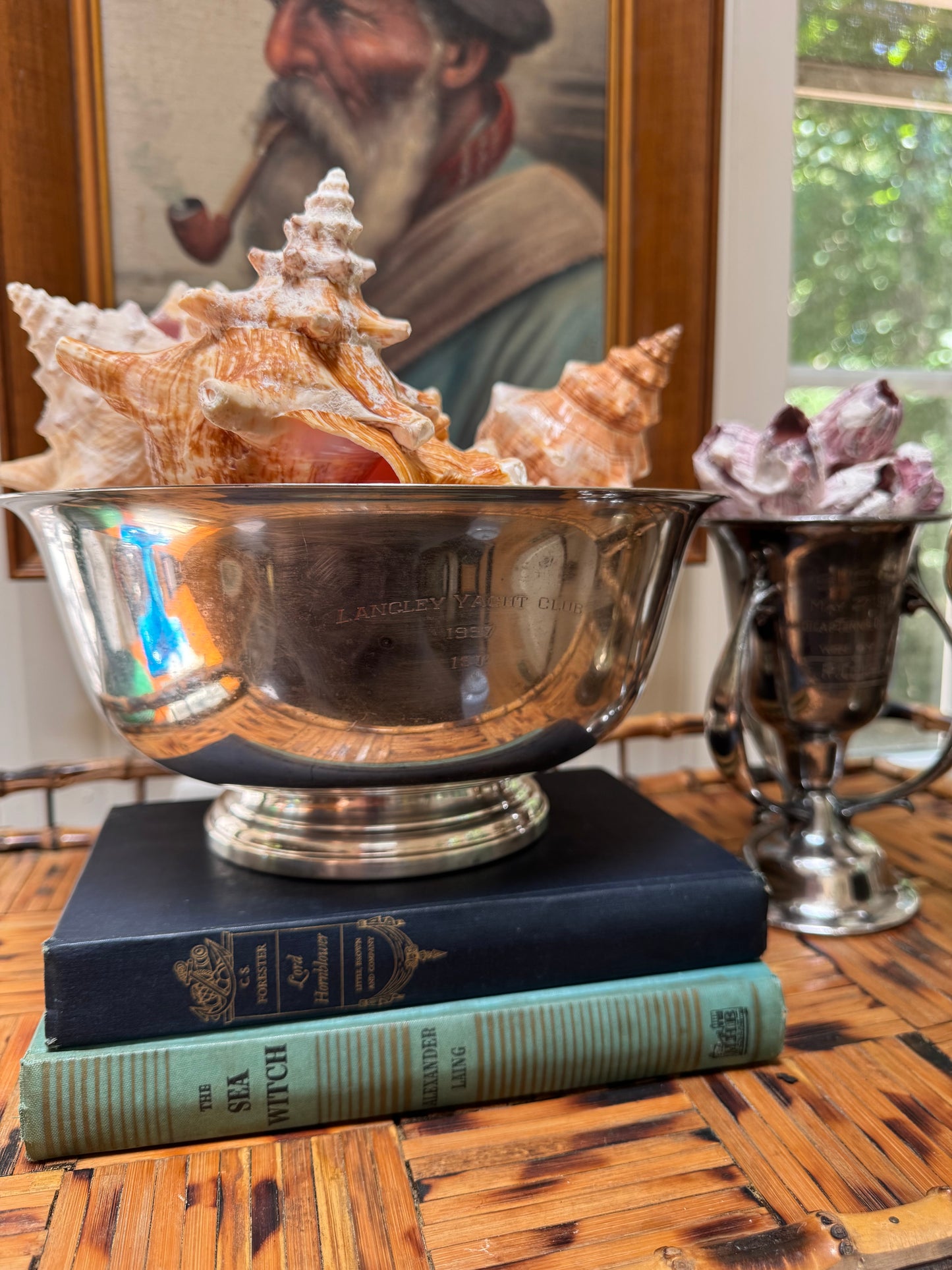 1951 Langley Yacht Club Engraved Trophy Bowl
