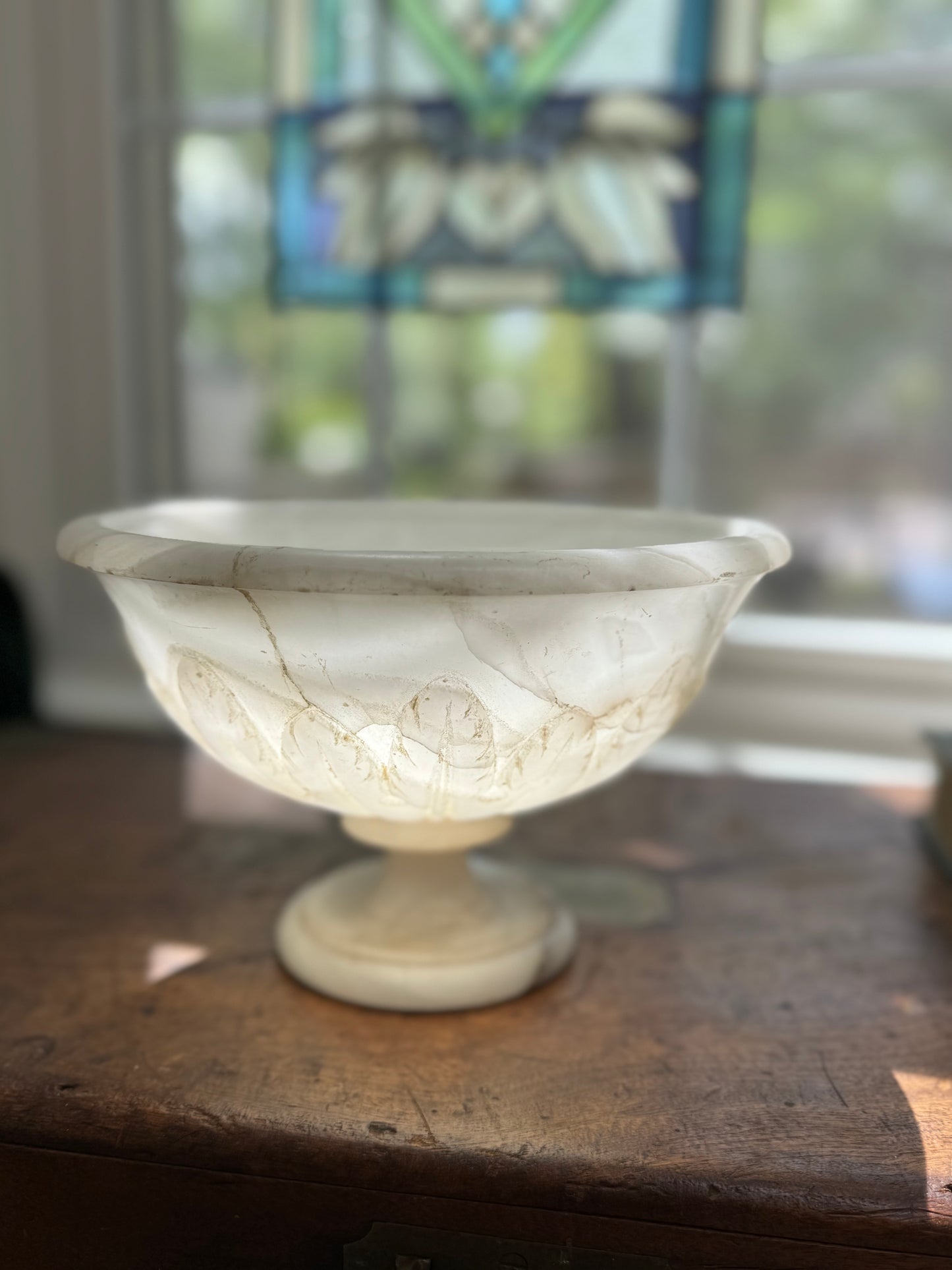 Alabaster Compote