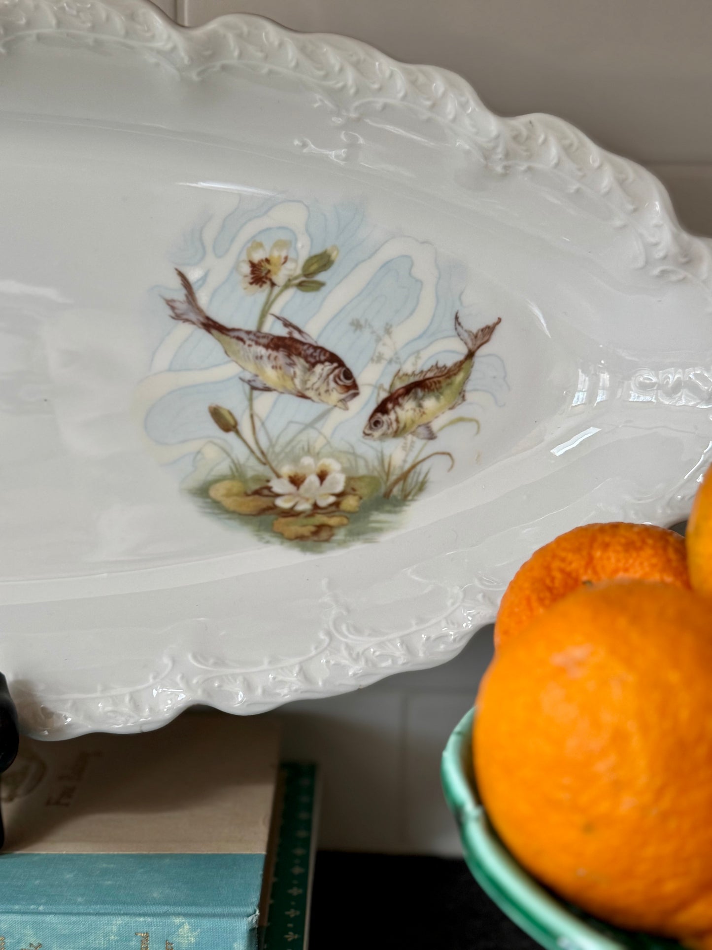 Antique Fish Platter