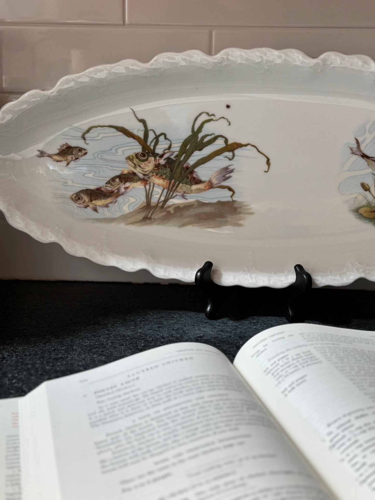 Antique Fish Platter