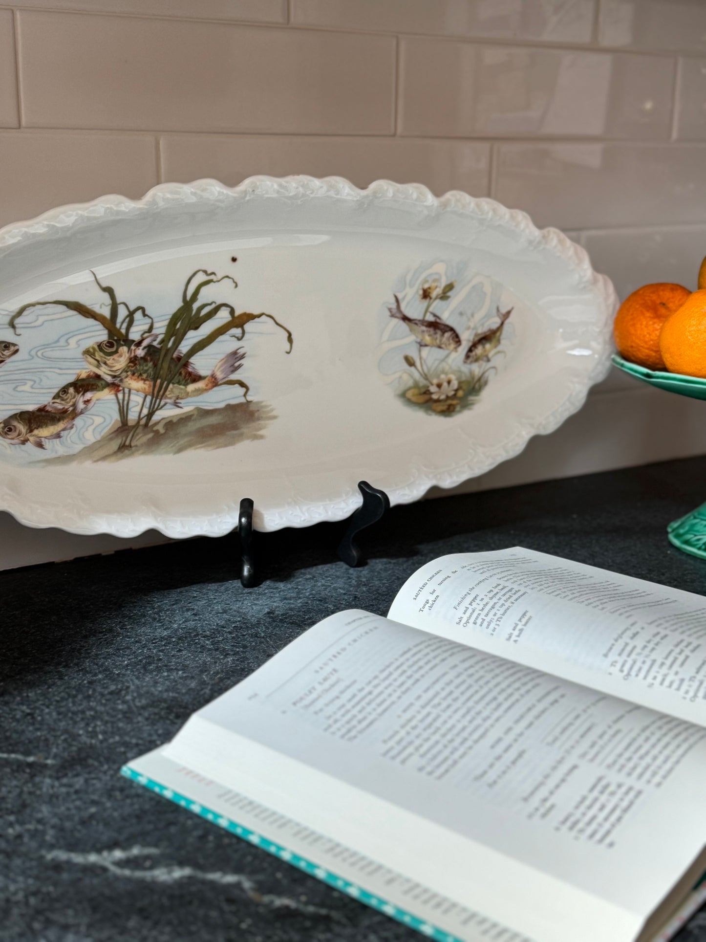 Antique Fish Platter