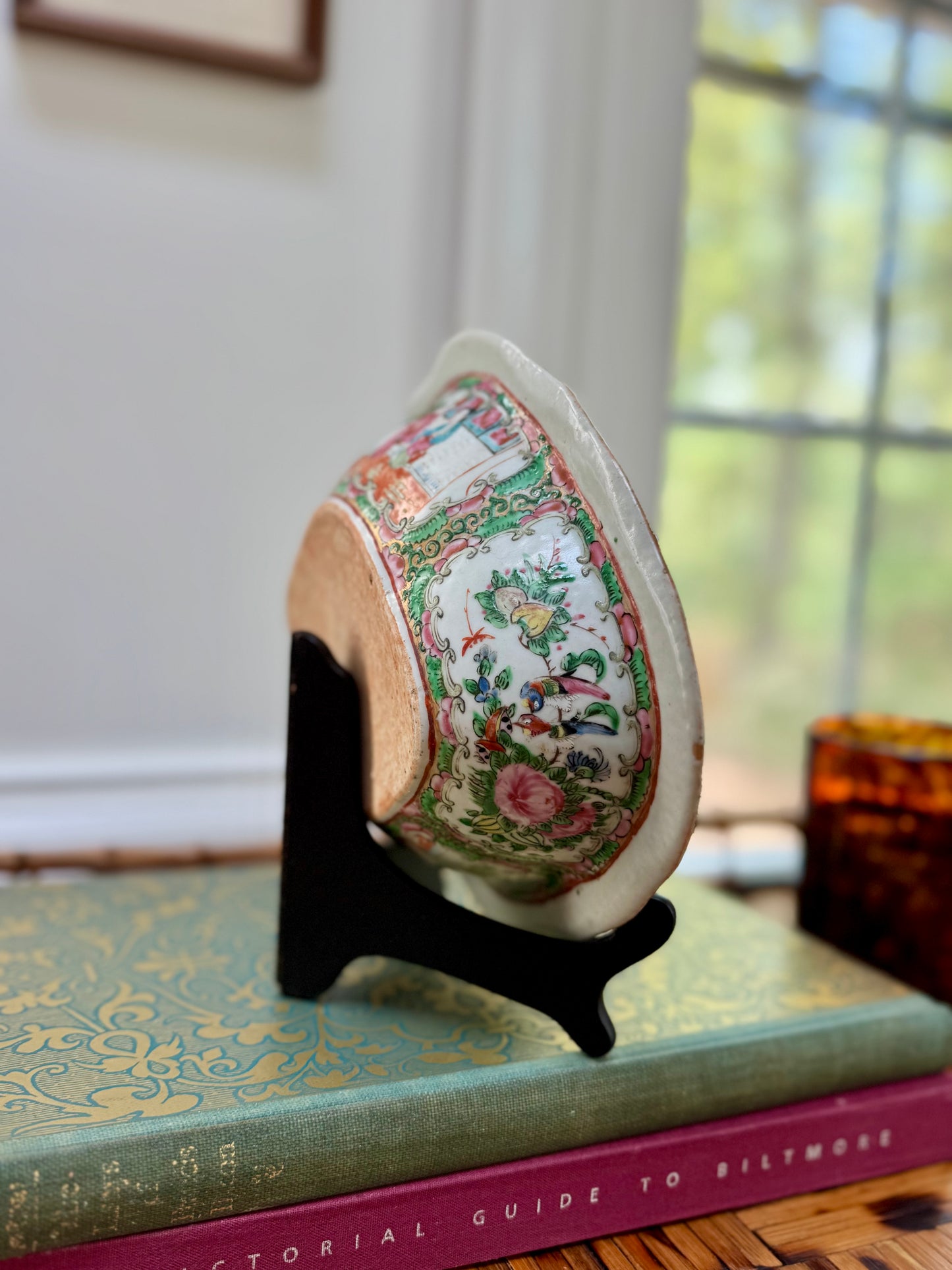 Antique Rose Medallion Dish