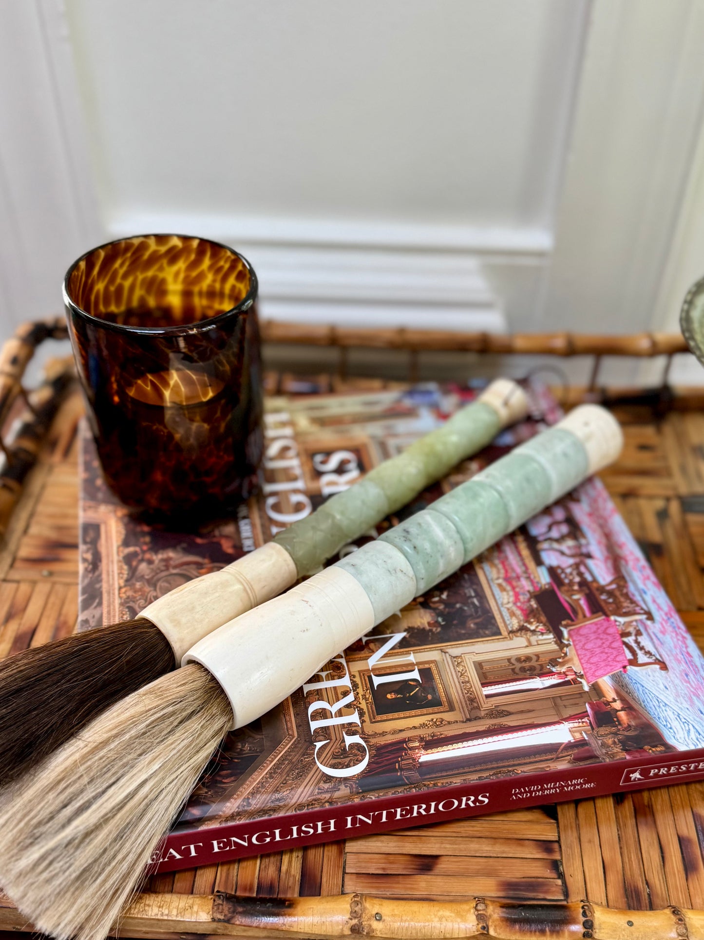 Vintage Calligraphy Brushes (Set of 2)